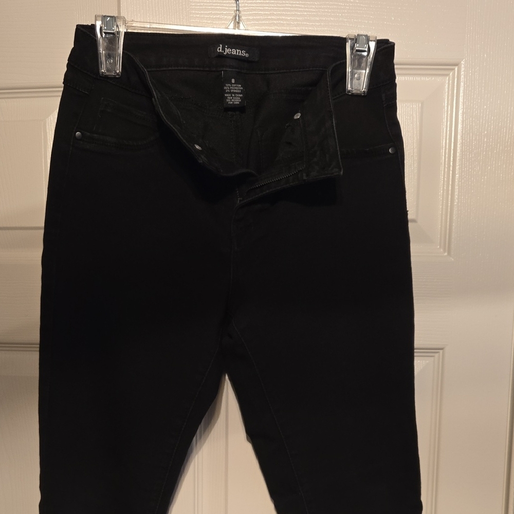 D. Jeans Women's Classic Black Skinny Jeans